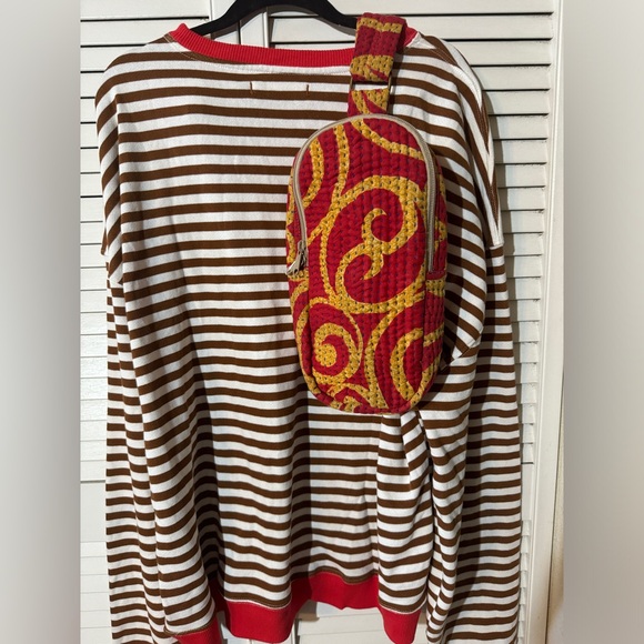 Kantha Sling Bag /Wine bag holder. What a gift A bottle of Merlot ??? - Picture 8 of 15